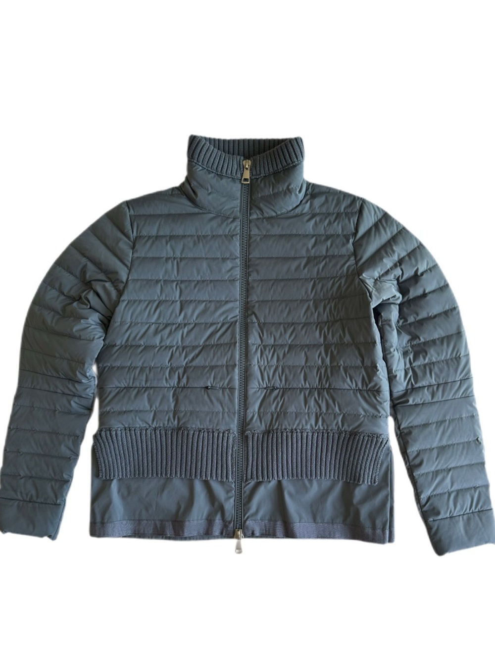 Adrøit Atelier Lilly Lightweight Down Puffer Jacket Glacier Blue Size 2/M